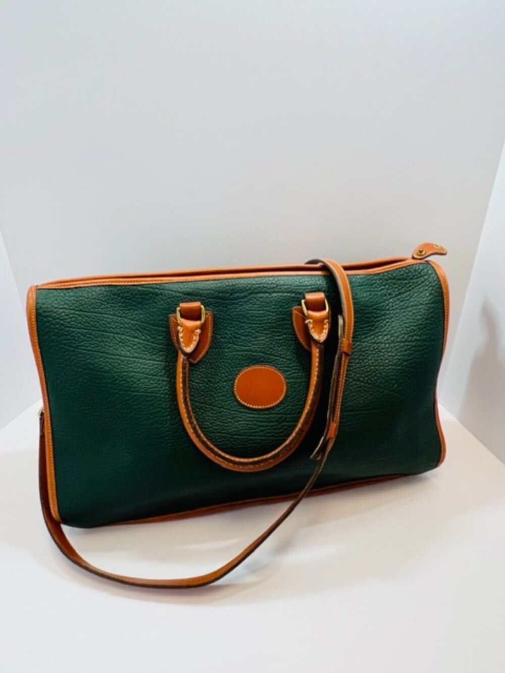 Dooney & Bourke All-Weather Leather Briefcase Messenger Bag Vintage 1980s EUC - Picture 2 of 14